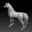 ho4.jpg Horse- horse for game and 3d print