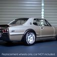 DSC04613-3.jpg Work Meister CR01 Style Wheels and Tyres for Tamiya 1/24 Scale Nissan KPGC10 Skyline Direct Replacements