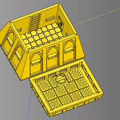 03.png STL-Datei Gothic Bunker Terrain kostenlos・3D-druckbares Objekt zum herunterladen