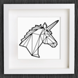 Capture d’écran 2018-01-10 à 13.12.02.png Free STL file Customizable Origami Unicorn・3D print design to download