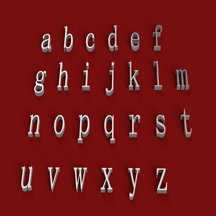 Download File SIMSUN Font Uppercase And Lowercase 3D Letters STL File ...