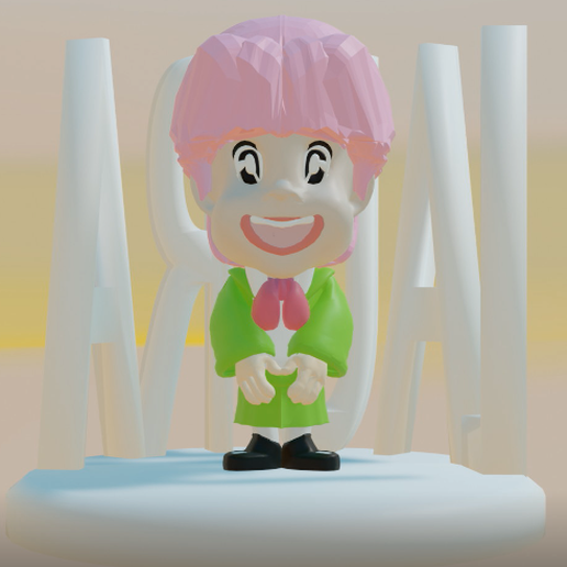 Laura, crazy crazy college 3D model