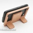 fff5525b0b4d2d0612d42d05869037ca_display_large.jpg Free STL file Travel Bedside Phoneholder cnc/laser・3D print model to download