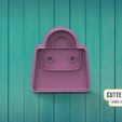 cartera-barbie.jpg Fichier STL Découpeur de biscuits pour le sac à main de Barbie・Modèle à télécharger et à imprimer en 3D