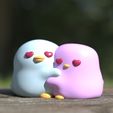 3ea70d03-c9c8-42ea-afe3-edfa1e3df177.jpg ♡♡♡ LOVE CHIKS , cute adorable and cuddly kawaii adorable , cuddling ducklings by TinyMakers3D