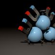 Magnemite03.jpg Magneton / Magnemite Pokémon 3D print model