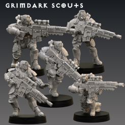 Scouts-05.jpg 3D file Grimdark Scouts・3D printable model to download