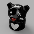 oso-black.png Bear Box / cajaita de oso / frasco de oso