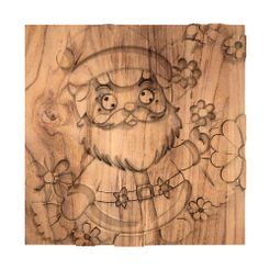 Santa-Claus-1.jpg LINDO KAWAII BAJO POLI SANTA CLAUS DECORACIÓN DEL HOGAR ARTE DE LA PARED