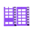 28mm_roof 11.stl Large modern factory with glazed shed roof, multiple accesses, and brick walls (10) - Modern WW2 WW1 World War Diaroma Wargaming RPG Mini Hobby