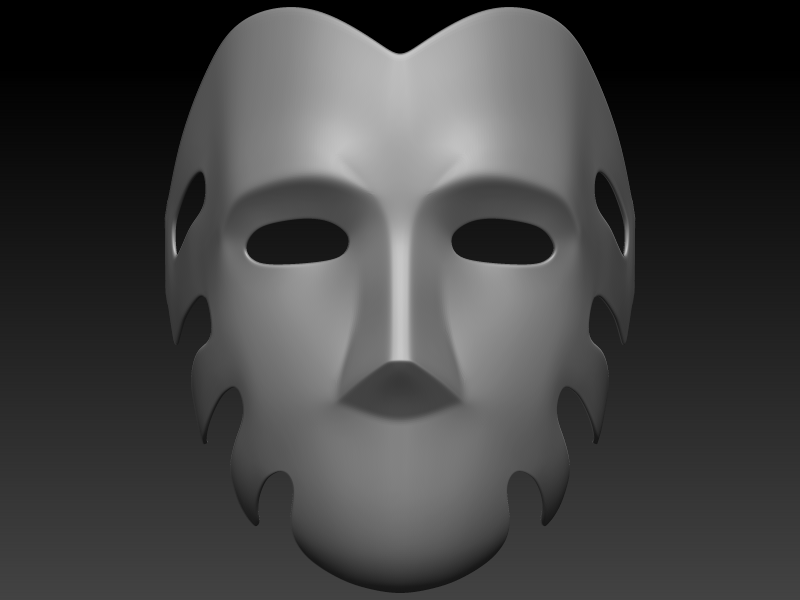 1.png Fichier OBJ Squid Game - Waiter mask / Juego del calamar - mesero・Design pour imprimante 3D à télécharger, Redroach