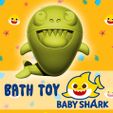 baby shark flyer.jpg 3D-Datei BABY SHARK - BATHTUB TOY・3D-druckbares Modell zum Herunterladen