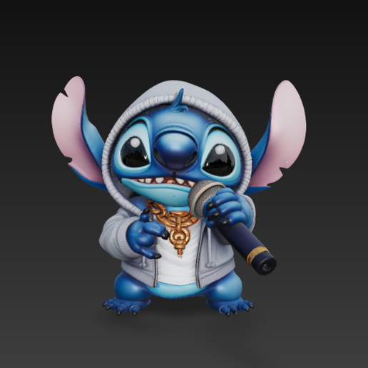 Stitch-rap-04.png Stitch - Collectable figure 07 rap