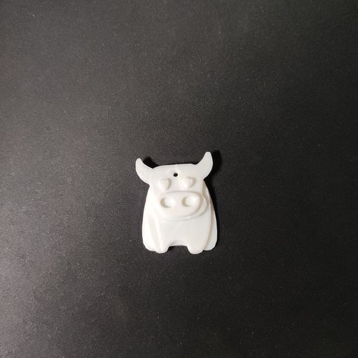 Bull keychain - Bull keychain 3D model