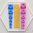 Libra-3.png Digital .Stl Libra Zodiac Stampers *6 sizes *2 stamper versions / File for Use in a 3D Printer