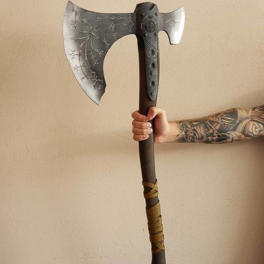 Hacha Leviathan de kratos / Kratos Leviathan Axe, from GOD OF WAR