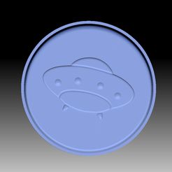 UFO-2-VACUUM-PIECE.jpg Fichier STL MOULE POUR BOMBE DE BAIN UFO・Plan imprimable en 3D à télécharger