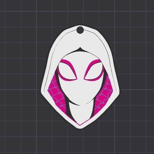 Keychain Gwen Spider / SpiderGwen 2
