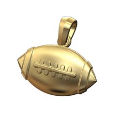 Football-pendant-charm-00.jpg American football pendant charm 3D print model