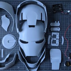 IronMan.jpg 3D-Datei Iron Man-Helm, gegliedert, tragbar kostenlos・3D-Druck-Vorlage zum herunterladen