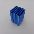 2.jpg Zigzag Rows Cubic Pencil Holder, 36 Colored Pencils