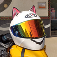 20211204_134922.png Cat ear for KYT NFR helmet V2