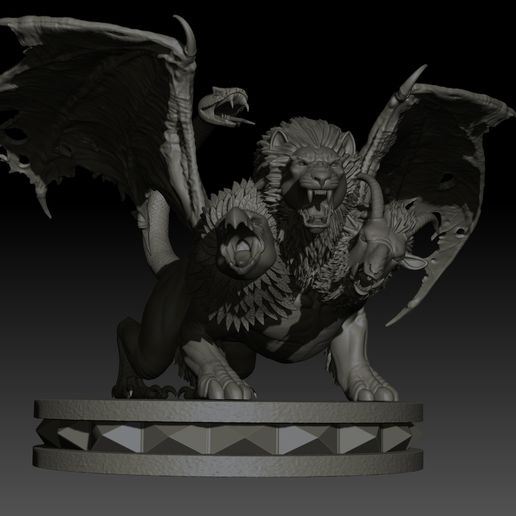 desktop-8.jpg Quimera High Poly para impresión 3D