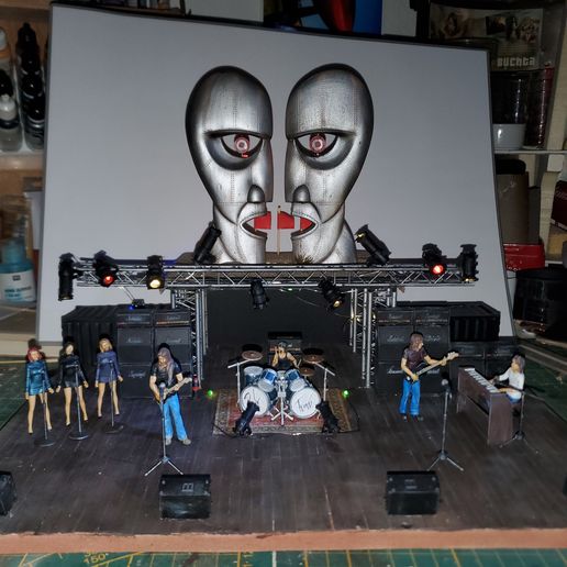 David Gilmour PinkFloyd - Impression 3D