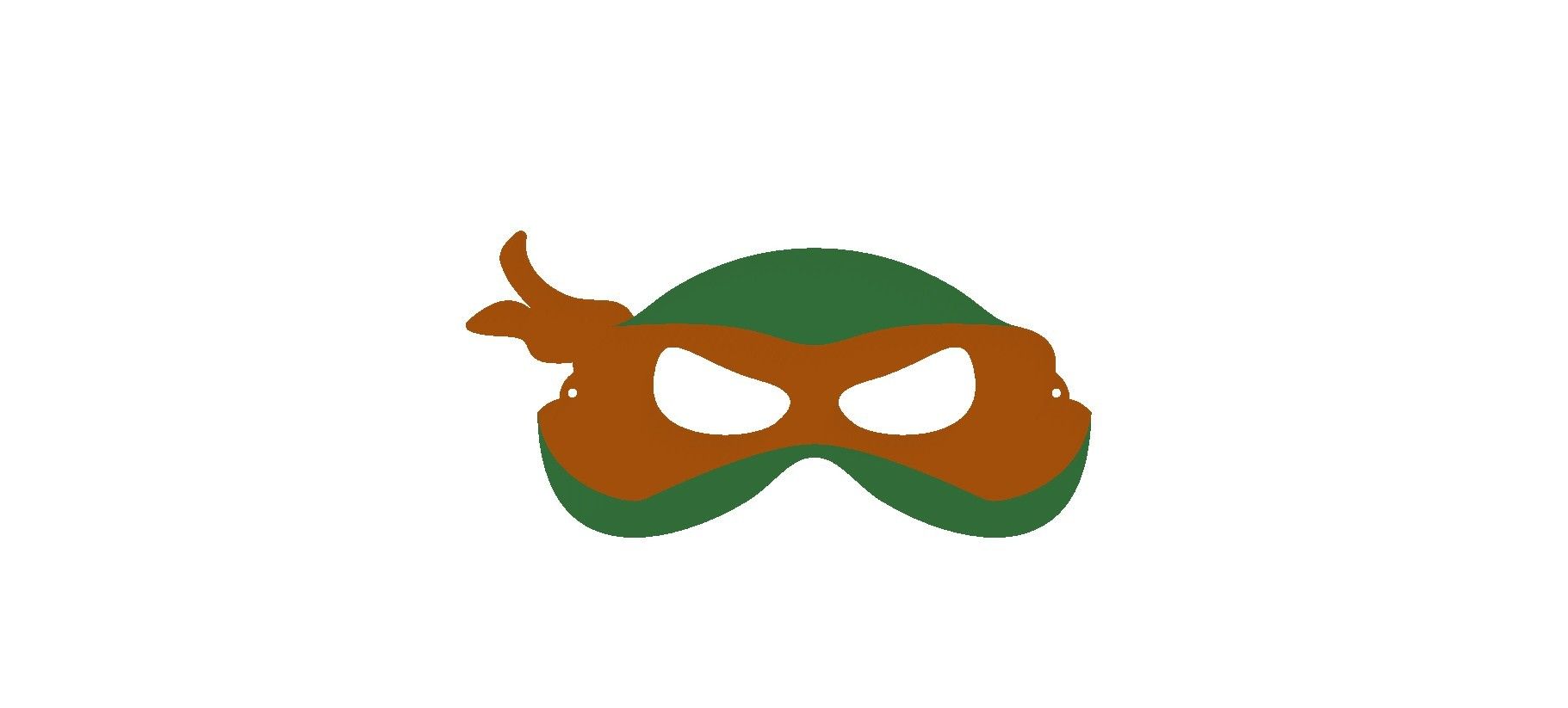 Download STL file Ninja Turtle masks / Masques tortues ninja • 3D ...