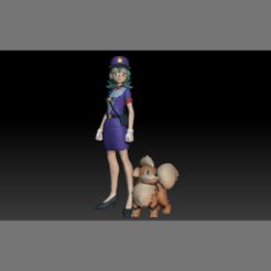 JennyPokemon-Anime-Officer-Jenny.jpg STL file Pokemon Anime Officer Jenny・3D printing model to download