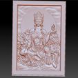 guanyinBasrelief1.jpg guanyin kuan-yin buddha 3d model of bas-relief