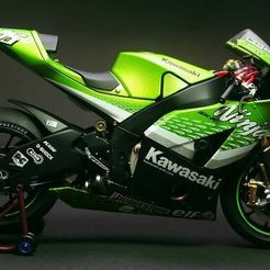 ae1d22a4fbb6fa9138e0a2c563a18f58.jpg Archivo STL Kawasaki Ninja ZX-RR・Plan de impresión en 3D para descargar