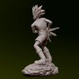 wip13.jpg Gon Freecss - Hunter x Hunter 3d print Statue - Figurine