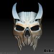 GHOST-CONDEMNED-MASK-12.jpg Ghost Condemned Operator Simon Riley Mask - Call of Duty - Modern Warfare 2 - WARZONE - STL model 3D print file