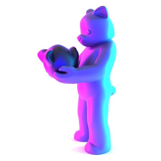 0005.jpg Face to Face Bear Inner Self Luke Chueh toy