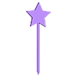 jednohubka hvězda 2.stl Cocktail stick - Canape - STAR 2