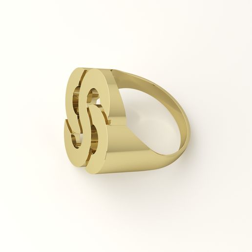 Infinity Signet Ring Download file Infinity signet ring • 3D printer object ・ Cults