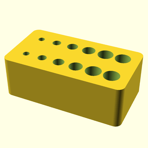 Vereda3D — Compact Brush Station | 12 Slots | STL + SCAD
