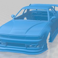 Nissan-S13-Silvia-Origin-Lab-1.jpg 3D file Nissan S13 Silvia Origin Lab Printable Printable Body Car・3D print design to download