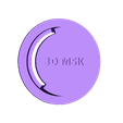 V4_004.stl 3DvsCOVID19 Exhalation Valve Diy Mask 3D Printed MSK P1 P2 P3 Corona Virus