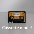 5.png Transformable Cassette Blaster for Transformers Figures