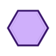 Recessed Hex Base.stl Hex Bases for BattleTech