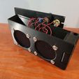 frontOpen.jpg Dual Speaker Portable Guitar Amp