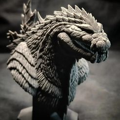 324845856_756567522767526_4776114573253011925_n.jpg Fichier 3D Godzilla Ultima Bust・Modèle pour impression 3D à télécharger