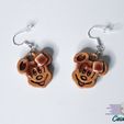 mickeywaffles1.jpg Mouse Waffle Earrings