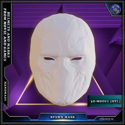 Spawn-mask-000-CRFactory.jpg 3D file Spawn mask (Mortal Kombat 11)・3D printable model to download