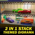 2-in-1-cults.jpg 2 In 1 Themed Diorama Stack (for Hot Wheels & 1/64 Scale)