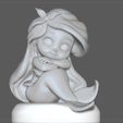16.jpg 3D-Datei ARIEL BABY LITTLE MERMAID PRINCESS DISNEY CHARACTER CUTE 3D-Druck Modell・Design für den 3D-Druck zum Herunterladen