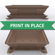 thumb1.png Bonsai pot with tray - Print in Place, no supports