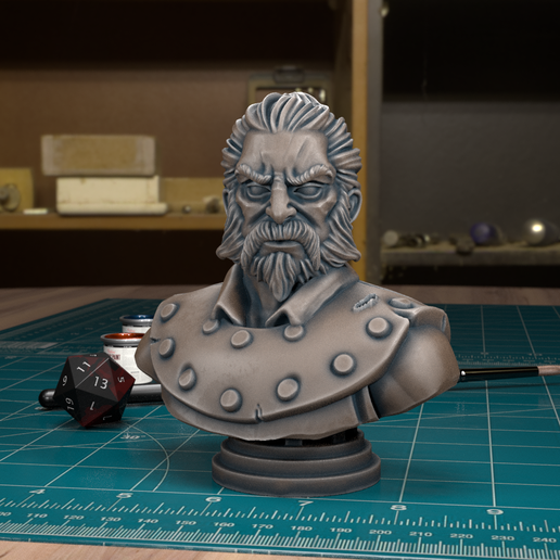 👤 La malédiction de Strahd - Buste de Luvash [Pré-supposé]・Fichier 3D ...